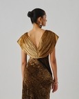 Zarina Velvet Ajrakh Gown