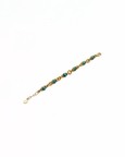 Turquoise Nugget Link Chain Bracelet