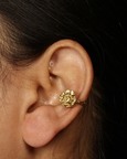 Hammered Gold Ear Cuff (No Piercing)