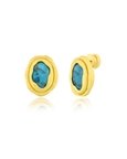 Turquoise Ocean Studs