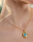 Turquoise Mineral Necklace