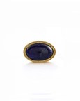 Gold Lapis Lazuli Statement Ring