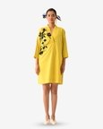 Mono Citrus Sicily Appliqué Dress