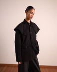 French Chore Shirt-Black