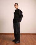 French Chore Shirt-Black