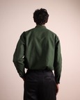 Green Press Collar Shirt