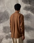 Tencel Shirt - Brown - Men