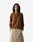 Tencel Shirt - Brown - Women