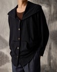 Black Dolman Hoodie - Men