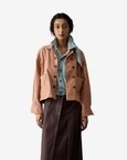 Peach Work Shirt Linen - Women