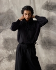 Black Tencel Work Shirt - Women