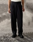 Black Tencel Trousers - Men