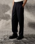 Black Tencel Trousers - Men