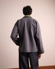 Fleece Pullover Green Grey-2