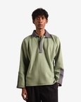 Fleece Pullover Green Grey