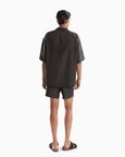 Black Embossed Shorts & T-shirt Co-ord Set