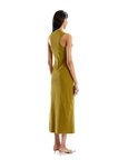 Moss Green Rib Dress