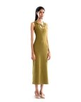 Moss Green Rib Dress