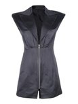 Power Shoulder Mini Dress