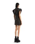 Power Shoulder Mini Dress