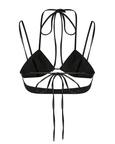 Econyl Bralette Layered With Latex