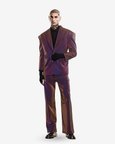 Purple Reflective Co-ord Set