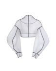 Structured Crop Peplum Jacket