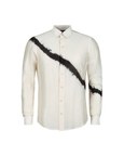 Classic Tie-dye Stripe Button Down Shirt