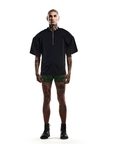 Black Econyl Power Shoulder Shirt