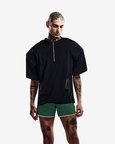 Black Econyl Power Shoulder Shirt