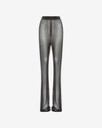 Black Recycle Mesh Pants