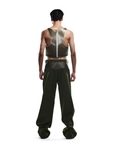 Olive Dutch Satin Rubber Pants