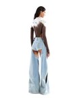 Denim Chaps Pants