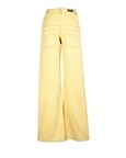 Yellow Handwoven Denim Pants