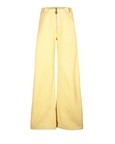 Yellow Handwoven Denim Pants