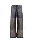 Wide Hem Rubber Pants