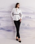 Venu Sian Peplum Top
