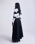 Monochrome Petal Skirt