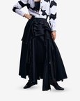 Monochrome Petal Skirt