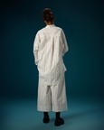 Side Tie Contrast Shirt