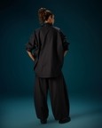 High-Low Pleat Top