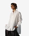 Round Hem Pleat Shirt