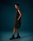 Pleated Back Layer Dress