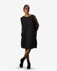 Pleated Back Layer Dress