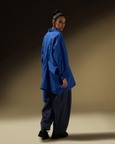 Asymmetrical Button Pleat Shirt
