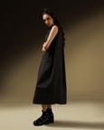 Sleeveless Cocoon Jacket Dress