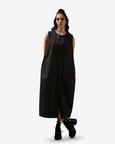 Sleeveless Cocoon Jacket Dress