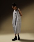 Sleeveless Cocoon Jacket Dress