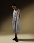 Sleeveless Cocoon Jacket Dress