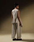 Rouche Panel Sleeveless Top